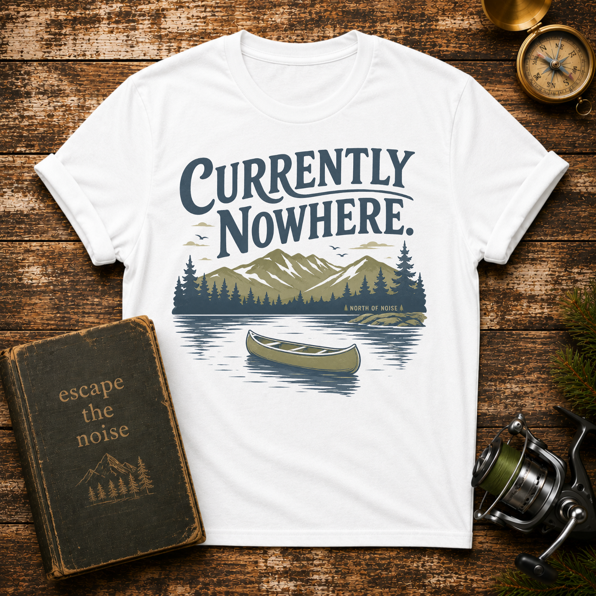 Currently Nowhere Canoe T-Shirt