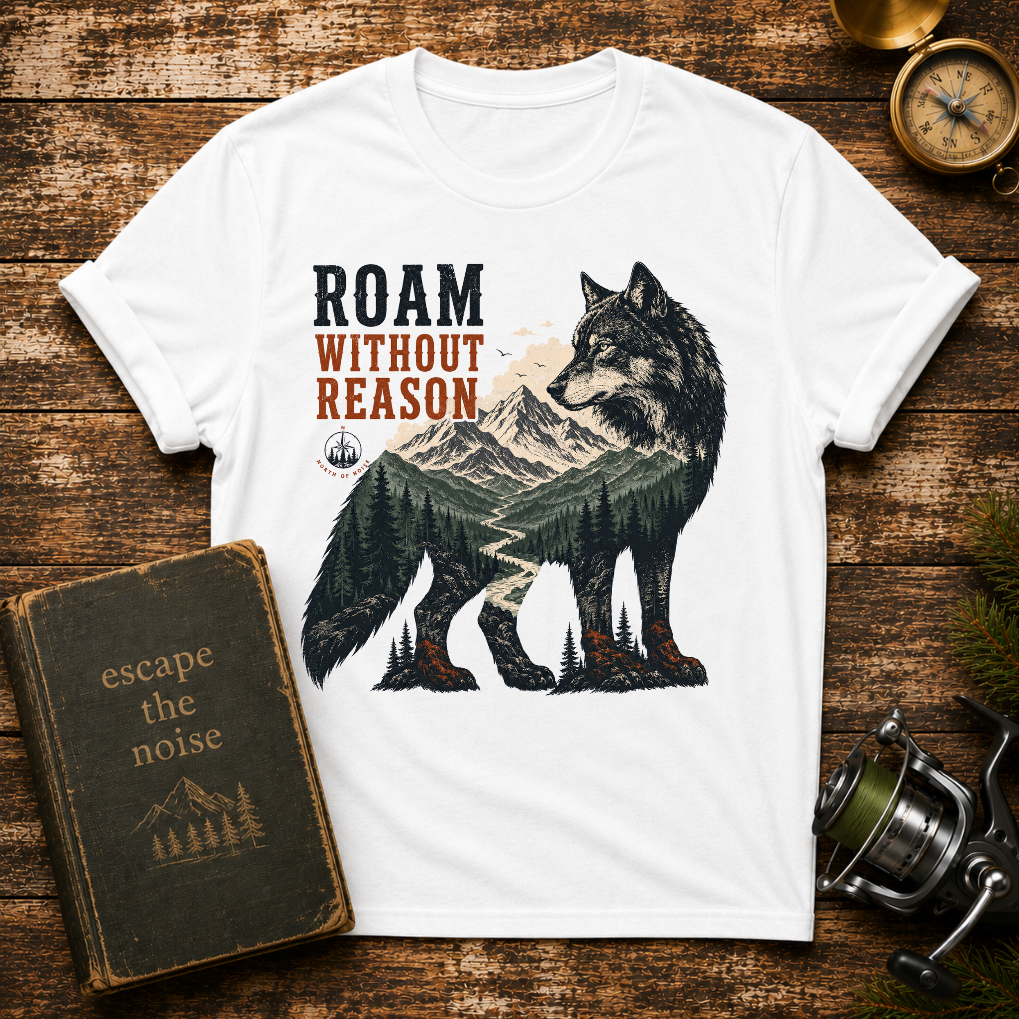 Roam Without Reason Wolf T-Shirt