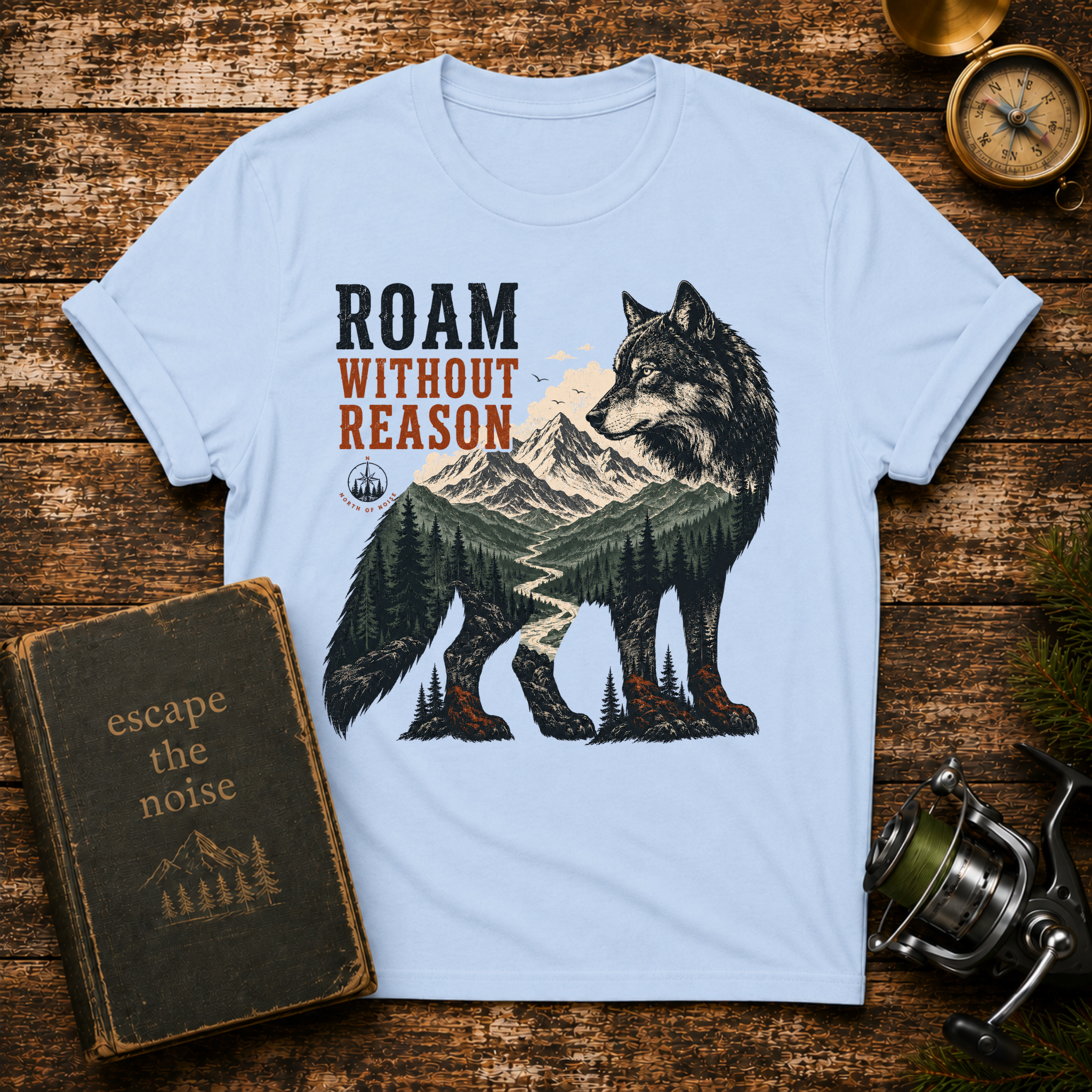 Roam Without Reason Wolf T-Shirt