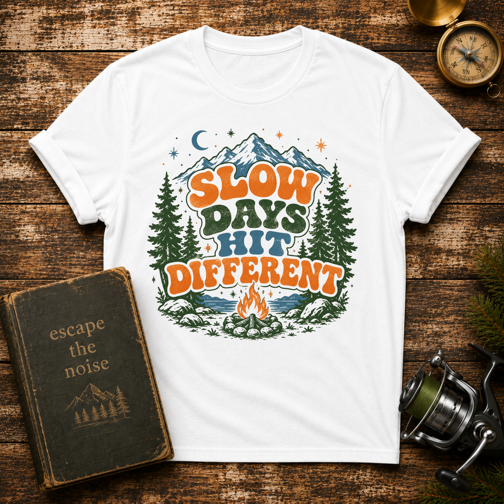Slow Days Hit Different T-Shirt