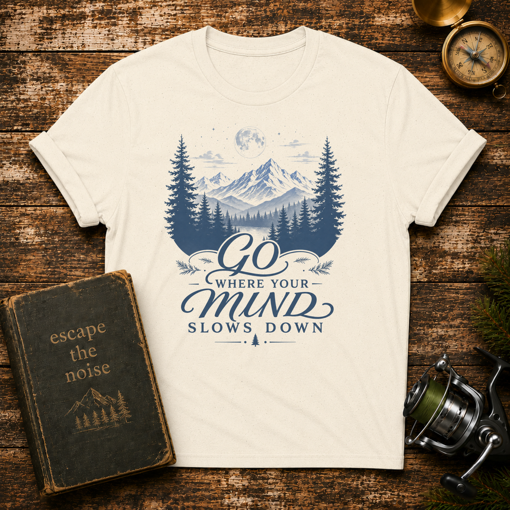 Go Where Your Mind Slows Down Graphic Tee