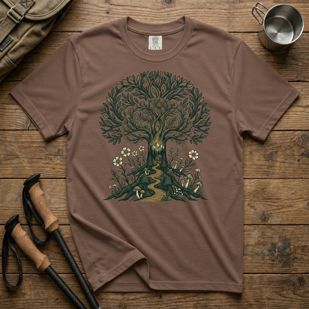 Tree of Life T-Shirt — Botanical Nature Graphic Tee